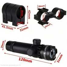 Laser o puntero táctico verde diseñado para la precisión policial y deportes al aire libre. - Funciona a Pilas - Ver 6