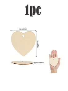 20 Stücke unfertige Holz-Herzform DIY Maldekorationen, kleine Herz Deko geeignet für DIY Malerei, Hochzeit, Hausparty, Feiertags-Anhänger, Hängedekoration, Oster-Frühlingsparty, Bauernhaus Gartendekoration, Heim-Themenparty, Geschenkanhänger - Verschiedenfarbig - Übersicht 9