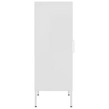 vidaXL Armadio da tavolo Bianco 42,5x35x101,5 cm Acciaio - Bianco - Visualizzare 4