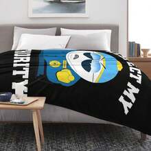 Funny Meme Respect My Authority Blanket Bed Sofa Couch Room Decoration Blankets Warm Home Decor Travel Blanket-Car Print Flannel Throw HXAX - Multicolor - View 6