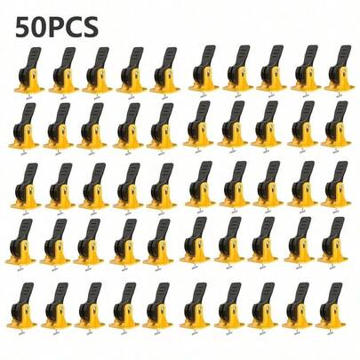 50/100-Pack Tile Leveling System Kit With Reusable Spacers For Wall And Floor Tiles Storage & Home Organization