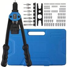 Hand Rivet Nut Tool Professional Riveter Rivnut Gun M3, M4, M5, M6, M8, M10&M12 Kit - 150pcs - View 3