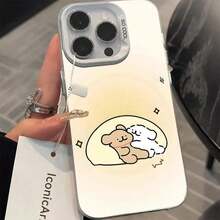 おしゃれなスマホケース  11/12/13/14/15/15pro/15 Plus/15 Promax/7plus/8plus/11pro/12pro/13pro/14pro/11promax/12promax/13promax/14promax/14plus/5 - 半透明シルバー - チェックする 3
