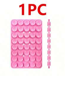 1pc Silicone Suction Cup Phone Holder, Hands-Free Phone Stand, Suitable For Any Smartphone, Great For Selfie And Video Shooting, Ideal Gift For Valentine's Day And Holidays, Essential For Airplane Travel