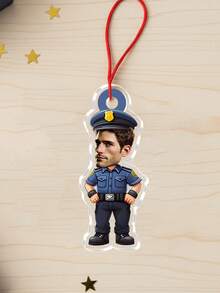 Personalized Acrylic And Firefighter Decorations - Customizable With Name And Photo, Ideal Christmas Ornaments Featuring Car, Fire Truck, Uniforms And Equipment, Great Gifts For Kids, Future Heroes, First Responder Families, And Unique Holiday Collectibles For Law Enforcement And Firefighter Enthusiasts - Multicolor - View 26