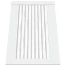 vidaXL Porte per armadio 2pz bianche 39,5x59,4 cm con perni solidi - Bianco - Visualizzare 3