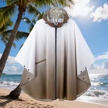 轻便带帽雨披，带口袋，成人女款，可爱单品，母亲节礼物，卧室装饰，花园装饰，厨房装饰，夏季，海滩，旅行必备，房间装饰，柔软舒适，毕业季礼物 - 彩色 - 查看 23