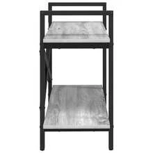 vidaXL Étagère Gris Sonoma 100 x 33,5 x 64 cm Bois d'ingénierie - Gris - Voir 6