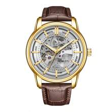 Orologio da polso automatico di lusso da uomo di moda OCHSTIN, orologio da polso in pelle trasparente e impermeabile - Tagli Unica - Visualizzare 15