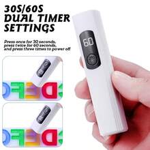 QIAO 焦牌UV树脂套装（含灯） - 100克晶莹剔透硬质树脂，快速固化UV胶水，适用于手工制作、模具首饰制作、DIY工艺品（适合初学者） - 彩色 - 查看 4