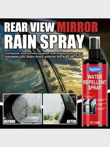 KineShineX 汽车玻璃清洁剂、汽车后视镜防雨喷雾、汽车玻璃防雨涂层、汽车玻璃防雾喷雾、疏水剂、汽车配件 - A - 查看 2