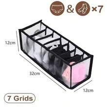 Foldable Drawer Organizer Boxes, Underwear, Socks, Bra Storage Containers - Multicolor - View 13