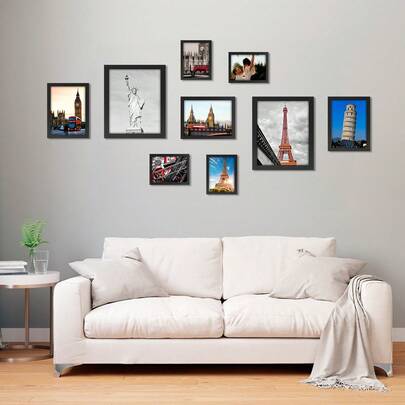 A3/A4 Size Photo Frame Set, Tabletop Poster Frame, Display Frame, Wooden Frame Set, Elegant Gift And Wall Decor, Suitable For Home, Living Room, For Posters, Photos, Travel Photos, Graduation And Wedding Photos, Paintings And Sketches (Photo Paper Not Included)