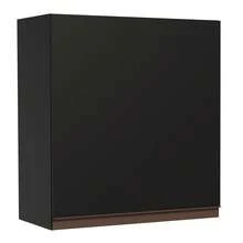 Gabinete Superior Cocina Madesa Reims 1 Puerta 60cm Negro - Negro - Ver 1