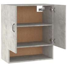vidaXL Armadio murale Grigio Cemento 60x31x70 cm Legno d'ingénierie - Grigio - Visualizzare 7