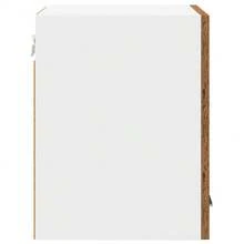 vidaXL 2-teiliger Hängeschrank, Antikholz und Weiß, 30 x 31 x 40 cm - Braun - Übersicht 7
