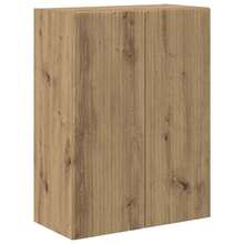 vidaXL Mural de TV Meuble branco 59,5 x 31 x 60 cm Bois d'ingénierie - Branco - Ver 2
