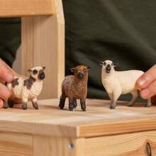 Schleich Farm World - Sheep Friends Playset - 3 Realistic Sheep Figurines - Cute Farm Animal Toys For Ages 3+Lifelike - 如圖所示 - 查看 3