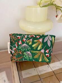 1pc/Set Floral Cosmetic Bag, Portable Toiletry Bag, Zipper Makeup Bag Set, Makeup Pouch, Skincare Bag, Sanitary Pad Bag, Lipstick Bag, Wallet, Storage Bag, Multi-Functional Storage Bag, Suitable For Cosmetics, Skincare Products, Hand Cream, Lip Balm, Nail Polish, Sanitary Pads, Coins, Keys, Small Items, Travel Essential, Cruise Essential, Dorm Essential, Bridesmaid Gift, Mother's Gift, Birthday Gift, Gift For Friends And Teachers, Home Decor Cosmetic Bag - Multicolor - View 15