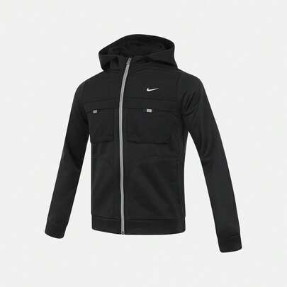  Chaqueta con capucha Nike NSW City Utility FZ para adolescentes, modelo IO0763-010
