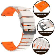22mm Watch Band Compatible With Samsung Gear S3 Frontier Classic/Watch 3 45mm 46mm Silicone Strap Compatible With HUAWEI GT6 GT 6 Pro 46mm Bracelet Belt - 22mm - View 7