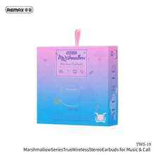 REMAX Marshmallow Series True Wireless Stereo Earbuds For Music&Call TWS-19 - Pink - View 3