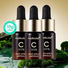 3支/套 Medicube 高浓度维生素C安瓶 10g*3支，三重稳定技术，14.5% 活性维生素C + 谷胱甘肽 + 泛醇，舒缓修护亮肤抗氧化精华液，适合敏感及暗沉肌肤，早晚护肤 - 高濃維 C 安瓶10g * 3ea - 查看 7
