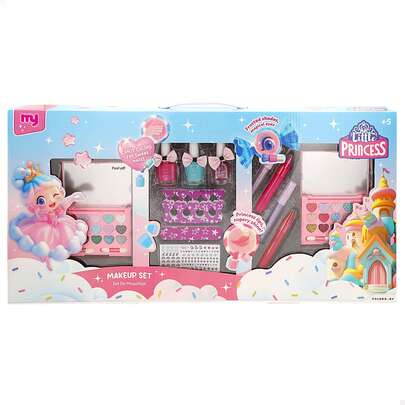 Color Baby Set maquillaje COLORBABY Little Princess, incluye paletas con espejo, pintauñas, perfiladores, brillos labiales, pegatinas y accesorios. Producto  no tóxico desde 5 años ✅ Entrega 24/48h a España (península)