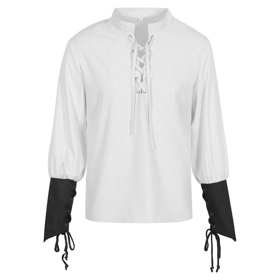 Men Cosplay Clothing - White - View 1