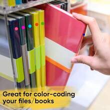 6000 piezas de etiquetas de puntos de colores de 1/4 de pulgada, etiquetas de codificación de colores, etiquetas de círculos, etiquetas de precios, etiquetas de puntos de lunares para oficina, aula, papeles, etc. - 10 colores/6000 piezas - Ver 8