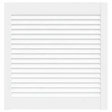vidaXL Armadio persienne bianco 61,5x59,4 cm solido con perni - Bianco - Visualizzare 2