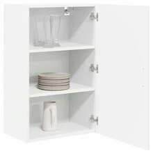 vidaXL Armario de cocina blanco 50 x 31 x 80 cm madera de ingeniería - Blanco - Ver 3