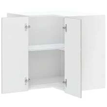 vidaXL Armoire murale d'angle de cuisine Kalmar sonoma gris - Gris - Voir 5