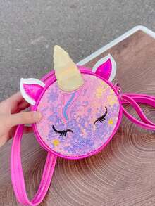 儿童小女孩手提包 - 一款可爱的公主风手提包、钱包、单肩包、斜挎包、邮差包，适合小朋友，可作为礼物赠送。 - 彩色 - 查看 3