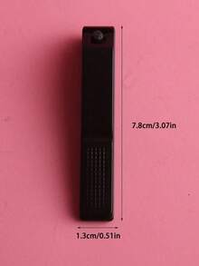 1pc Silver Handle Straight Nail, Suitable Trimming Fingernails And Toenails, Can Be Used At Home And Outdoor,Nail Supplies,Nail Tools,Nail Art Tools,Back To School,Nails,Nail Tools Press On Nails,Manicure Pedicure Tools - 黑色 - 查看 3