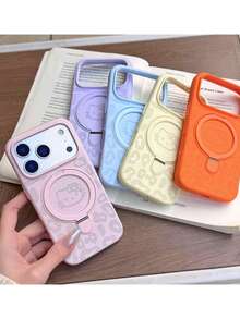 Magnetic Wireless Charging Soft Silicone Protective Case Compatible With Iphone 16/15/14/13/12/11 Pro Max/16e, Waterproof, Shockproof, Anti-Fall, Anti-Scratch, Sanrio Premium Phone Case, Hello Kitty, Cartoon, Anime, KT, Phone Case Cover - Pink - View 1