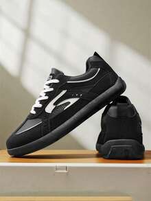 Giày thể thao cổ thấp casual mới năm 2025, giày phong cách sống năng động. - màu đen - Xem 3