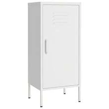 vidaXL Armadio da tavolo Bianco 42,5x35x101,5 cm Acciaio - Bianco - Visualizzare 2
