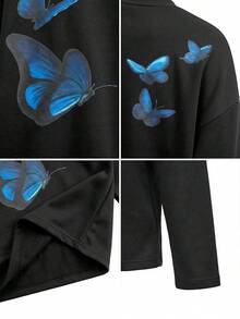 女士卫衣 - 黑色 - 查看 6