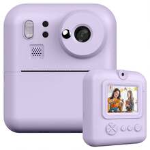1 Set Kids Instant Print Camera, 1080P Video Recording, Comes With 3 Rolls Of Photo Paper, Children's Toy, Perfect Holiday Gift And Travel Essential For Boys And Girls, Suitable For Christmas, Birthday, Back To School - CA02 - View 14