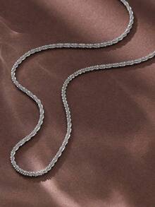 1pc Sparkling Unisex Minimalist Chain Sky Star Pendant Necklace 18-24 Inches Adjustable Length Fashion Jewelry For Men Women Gift - Nhiều màu - Xem 3