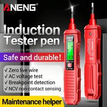 Aneng Vd807 Smart Induction Tester Pen Voltage Tester Lápiz probador de voltaje - Rojo - Ver 2