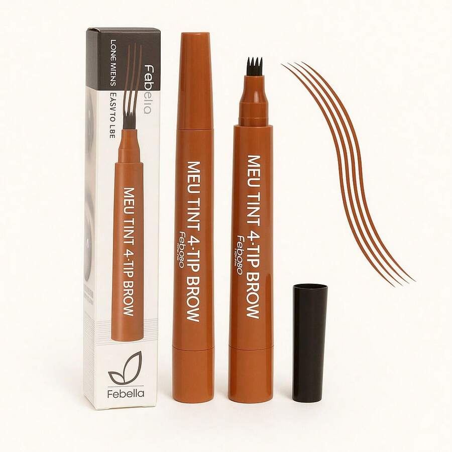 Long-Lasting, Waterproof Eyebrow Pen For Individual Hair Strokes. - Màu nâu Mocha - Xem 1