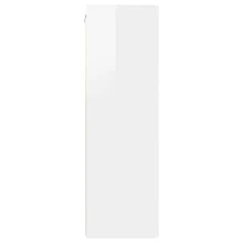 vidaXL Mural de TV Meuble Mural de montagem branco brilhante 30 x 31 x 100 cm - Branco - Ver 7
