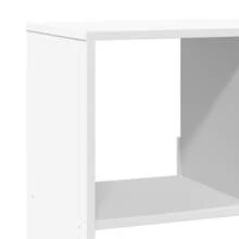 vidaXL Bibliothèque blanc 100x33x156,5 cm ingénierie du bois - Blanc - Voir 7