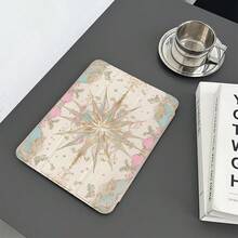 1 件复古华丽星形图案保护套 - 专为追求奢华优雅风格和精致设计的爱好者打造，翻盖式保护套带笔槽，兼容 iPad 10 代 10.9 英寸（2022 年款）/iPad Air 13 (M3 2025)/iPad Air 11 (M3 2025)/iPad Air 11 (M3 2025)/iPad 11 (A16 2025)，具备自动休眠/唤醒功能，兼容三星和小米设备。 - 粉色 - 查看 10