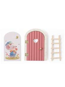 婴儿房仙女门墙饰套装，精致童话主题门饰，婴儿房墙面装饰摆件 - 彩色 - 查看 13