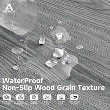 Peel And Stick Vinyl Flooring Plank 1 Piece, 4 Inchx6 Inch Self Adhesive Flooring Installation - Mẫu + Màu xám nhạt - Xem 7