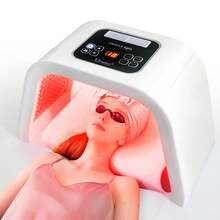 HanTai Red-Light-Therapy, Red Light Therapy For Face, 7 Colors Facial Led Light Therapy Face Mask,SPA Equipment For Skincare At Home - Xem 2