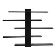 1件畅销5层壁挂式置物架，卧室、办公室、客厅装饰展示架，可悬挂于墙上摆放娃娃、小雕像、收藏品 - 彩色 - 查看 12